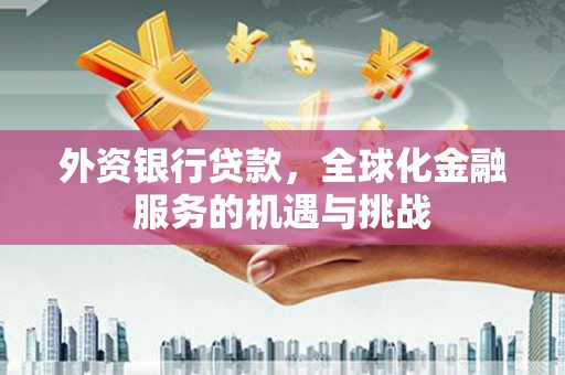 峄城外资银行贷款，全球化金融服务的机遇与挑战