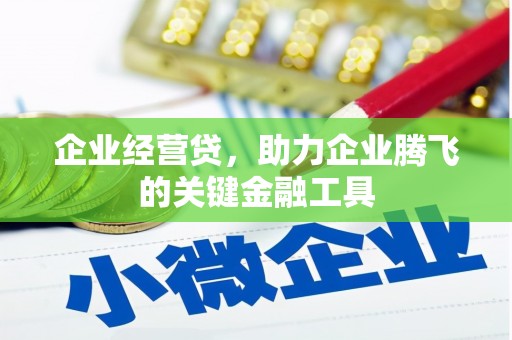 峄城企业经营贷，助力企业腾飞的关键金融工具