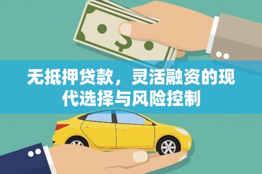 峄城无抵押贷款，灵活融资的现代选择与风险控制