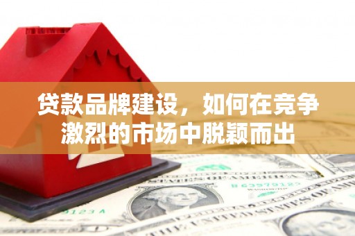 峄城贷款品牌建设，如何在竞争激烈的市场中脱颖而出