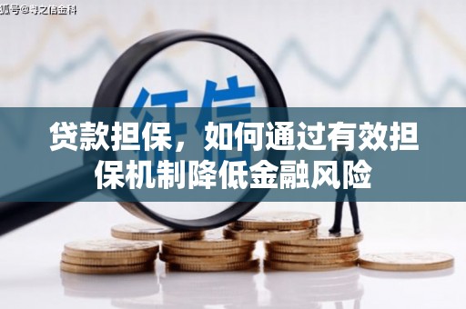 峄城贷款担保，如何通过有效担保机制降低金融风险