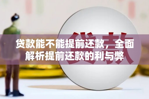 峄城贷款能不能提前还款，全面解析提前还款的利与弊