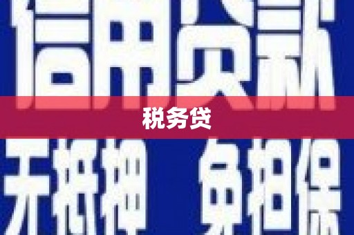 峄城税务贷