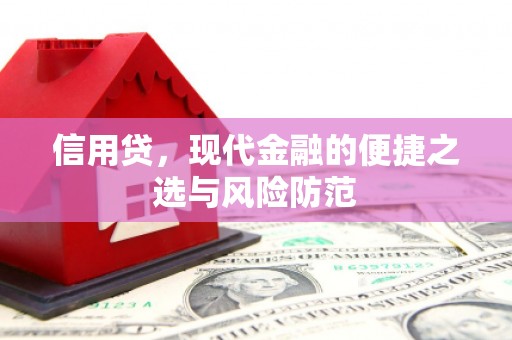 峄城信用贷，现代金融的便捷之选与风险防范