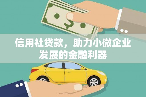 峄城信用社贷款，助力小微企业发展的金融利器