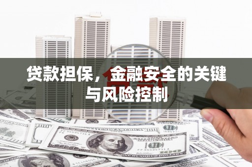 峄城贷款担保，金融安全的关键与风险控制