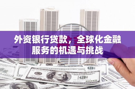 峄城外资银行贷款，全球化金融服务的机遇与挑战